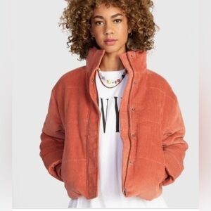 RVCA Eezeh puffer cord jacket